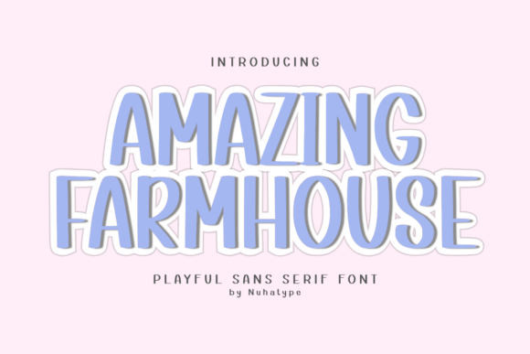 Amazing Farmhouse: A Charming Handwritten Font