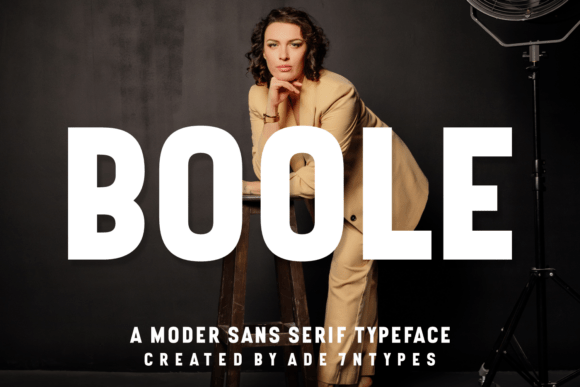 Boole: Elevating Your Design with Strategic Sans Serif Elegance