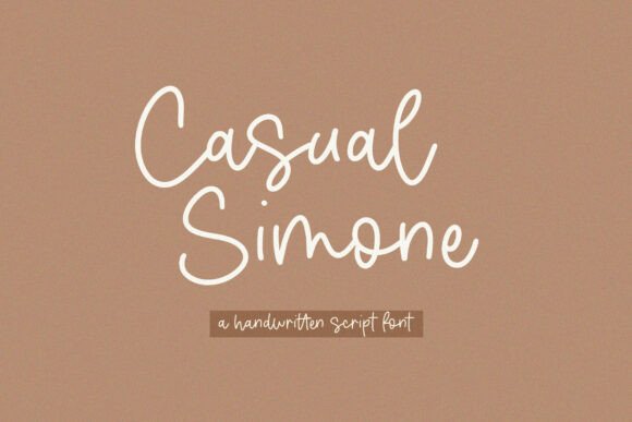 Discover the Charm of Casual Simone Font
