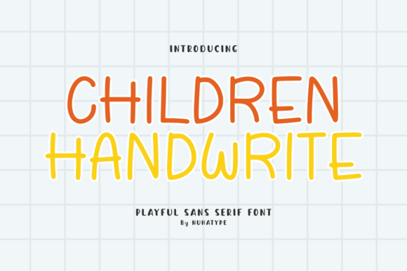 Discover the Charm of Children Handwrite: A Perfect Font for Creative Projects