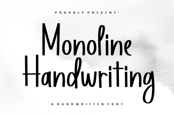 Discover the Effortless Elegance of Monoline Handwriting
