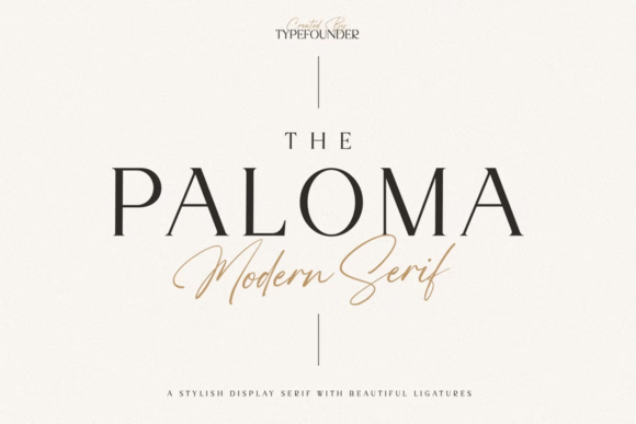 Discover The Paloma: Elegance in Typography