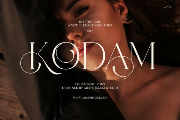 Discovering Kodam: A Serif Font for Timeless Elegance and Modern Expression