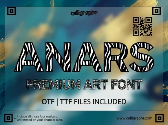 Elevate Your Creative Projects with Anars: A Decorative Display Font for the Modern Designer