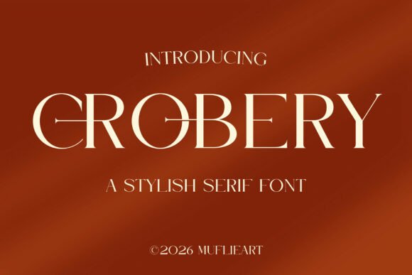Elevate Your Visual Storytelling with Crobery: A Font of Modern Elegance