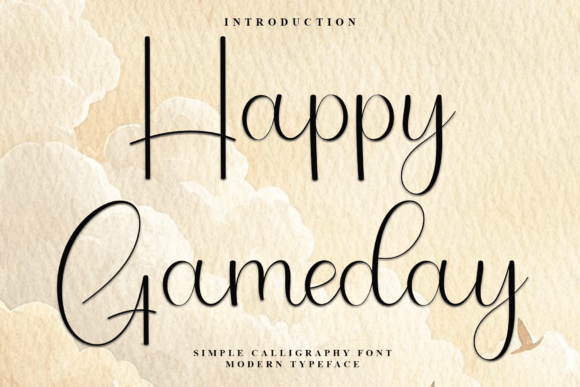 Enhance Your Design with Happy Gameday Font