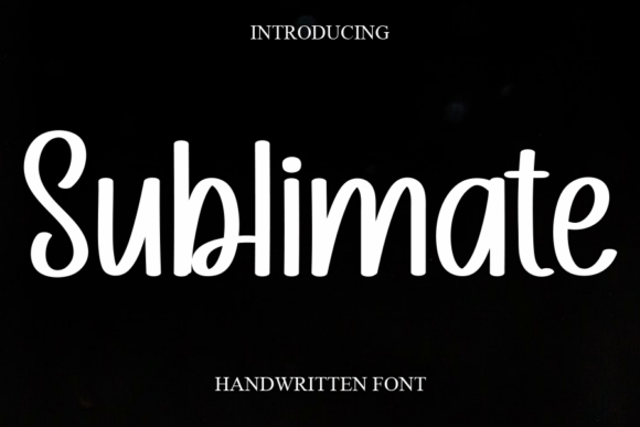 Exploring Sublimate: A Sweet and Cursive Handwritten Font