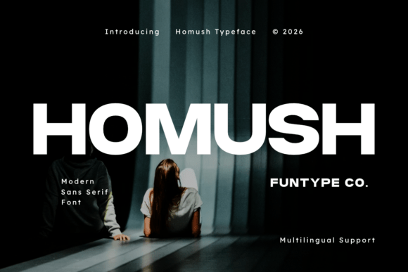 Homush: Elevate Your Brand with Modern Typography