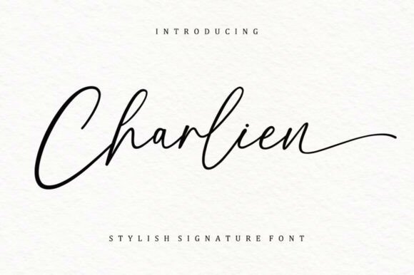 Introducing Charlien: A Beautiful Signature Script Font