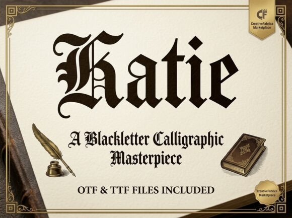 Katie: A Bold and Creative Display Font