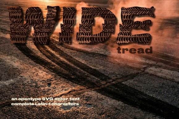 Leave a Lasting Impression with Wide Tread Font
