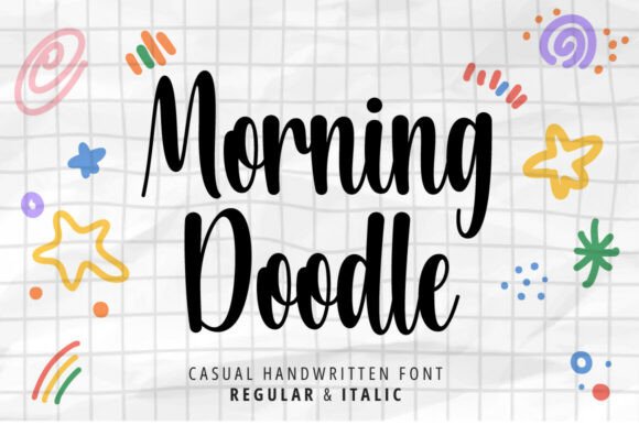 Morning Doodle: A Modern Script Font for Creative Expression