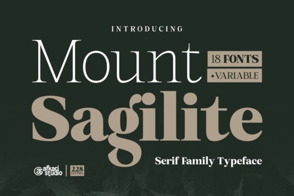 Mount Sagilite: Elevating Elegance and Versatility in Modern Typography
