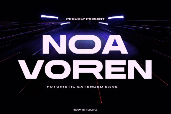 Noa Voren: A Bold and Futuristic Sans Serif Typeface