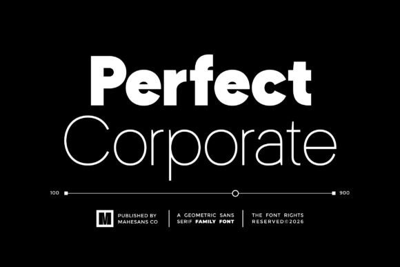 Perfect Corporate: A Modern Sans Serif for Professional Impact