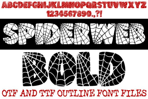 Spin a Spooky Web with Spiderweb Bold