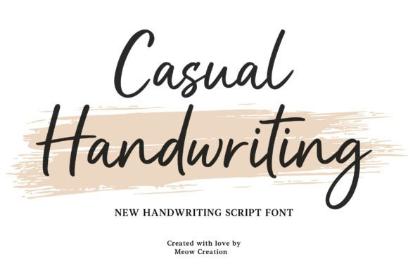 Strategic Use of Casual Handwriting for Modern and Engaging Designs
