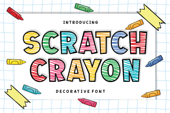 Transform Projects with Scratch Crayon Font