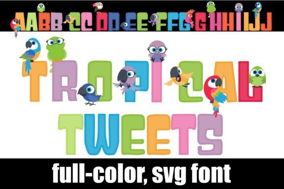 Tropical Tweets: A Burst of Color and Charm