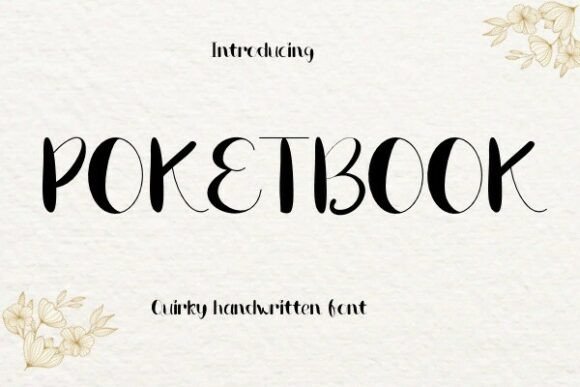 Unveiling POKETBOOK: A Strategic Font for Distinctive Design