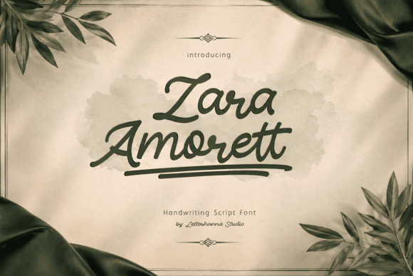 Zara Amorett: A Versatile Handwritten Script Font